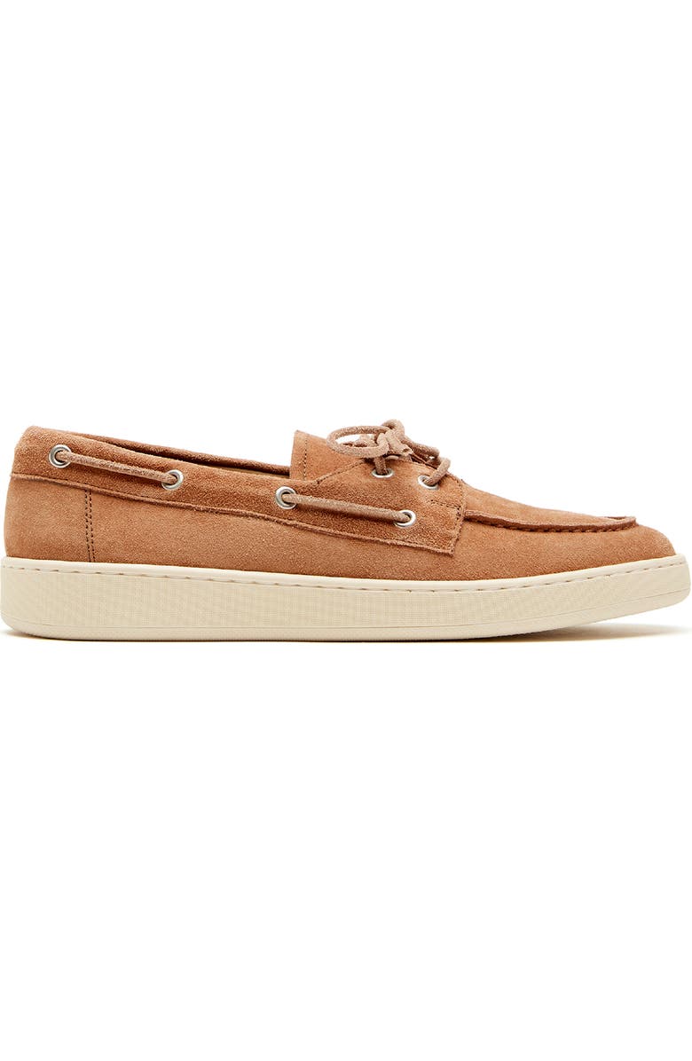 La Canadienne Thatcher City Dry<sup>™</sup> Waterproof Boat Shoe, Alternate, color, Brick Suede