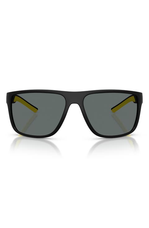 63mm Polarized Pillow Sunglasses