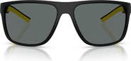 Scuderia Ferrari 63mm Polarized Pillow Sunglasses