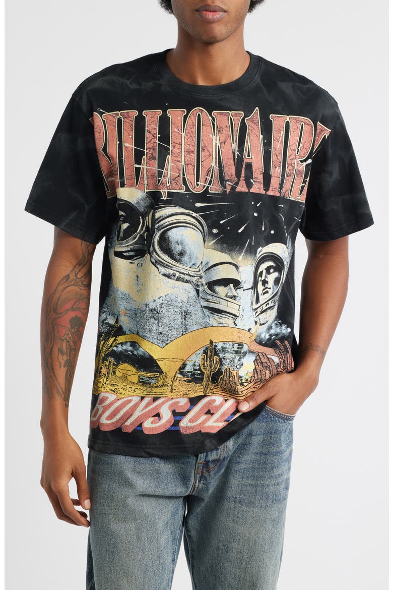 Rushmore Cotton Graphic T-Shirt, Main, color, BLACK