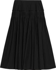 Theory Accordion Yoke Skirt