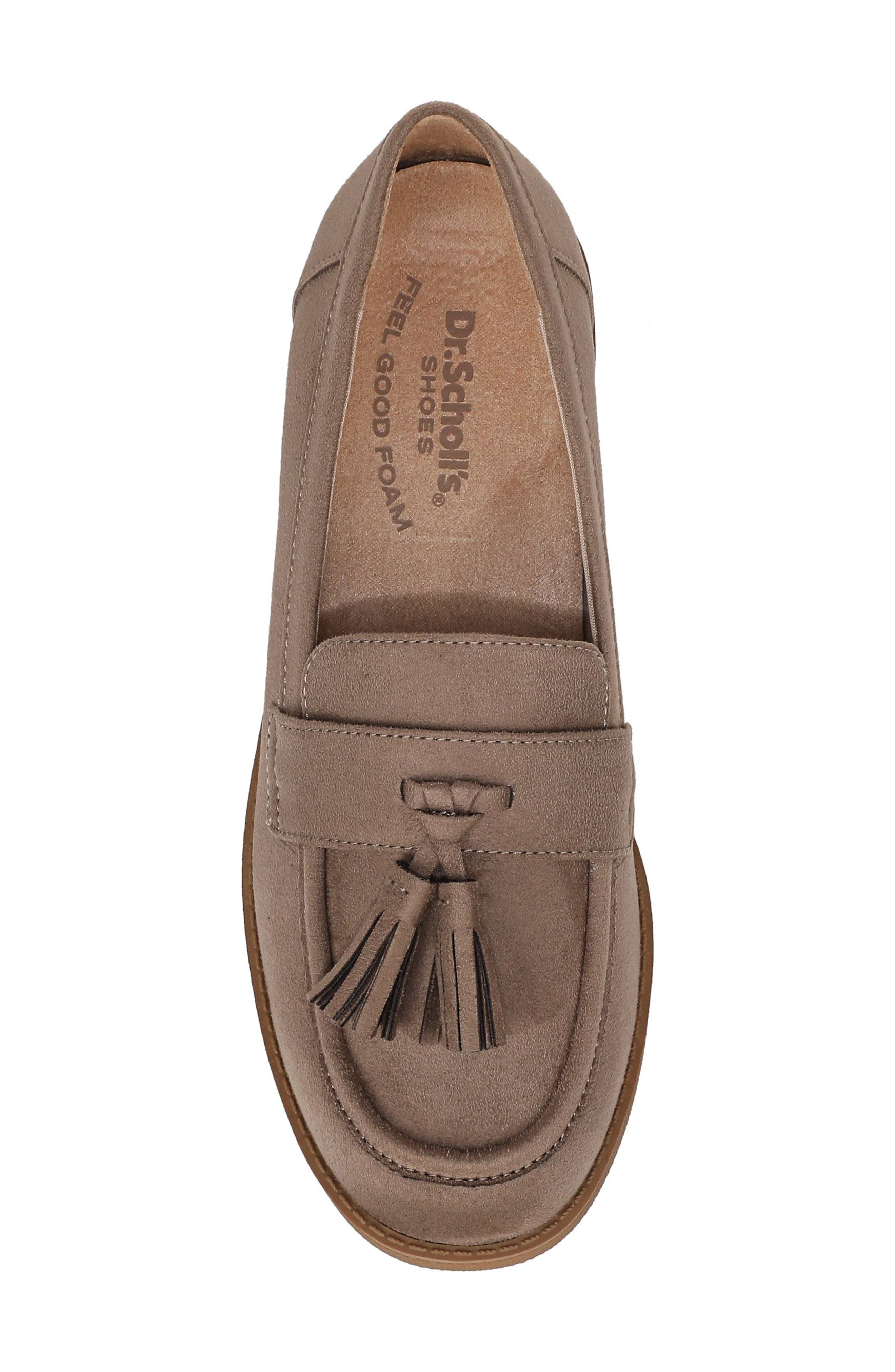 Dazzle Tassel Loafer, Alternate, color, WOOD SMOKE