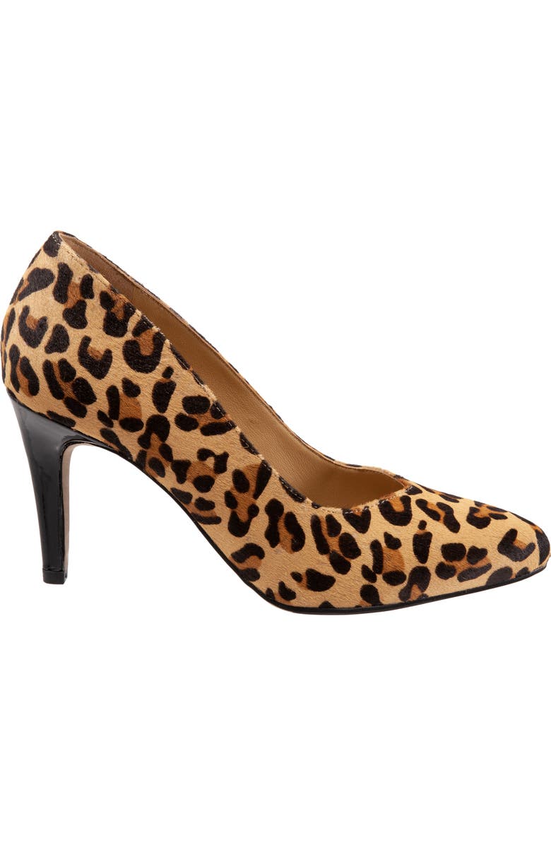 Trotters Angie Pump, Alternate, color, Tan/ Black Leather