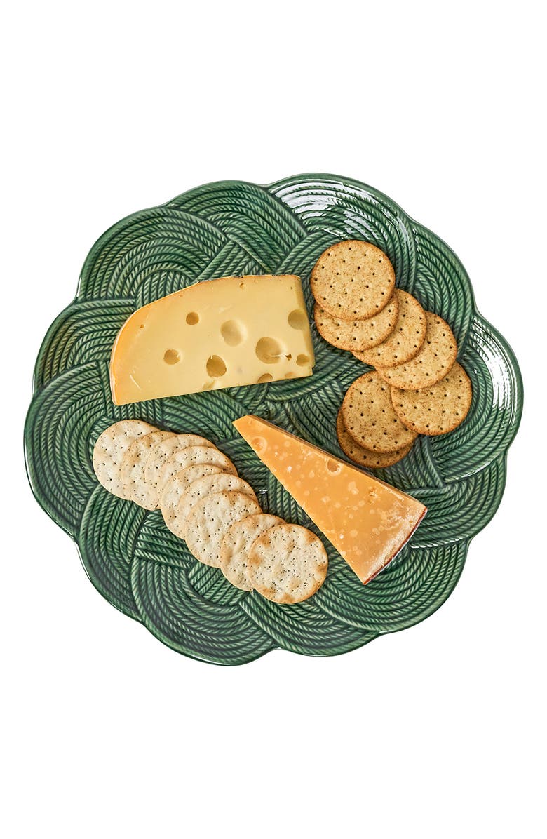 Juliska Le Panier Mystic Knot Charger Plate, Alternate, color, Basil