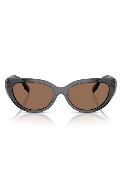 55mm Cat Eye Sunglasses