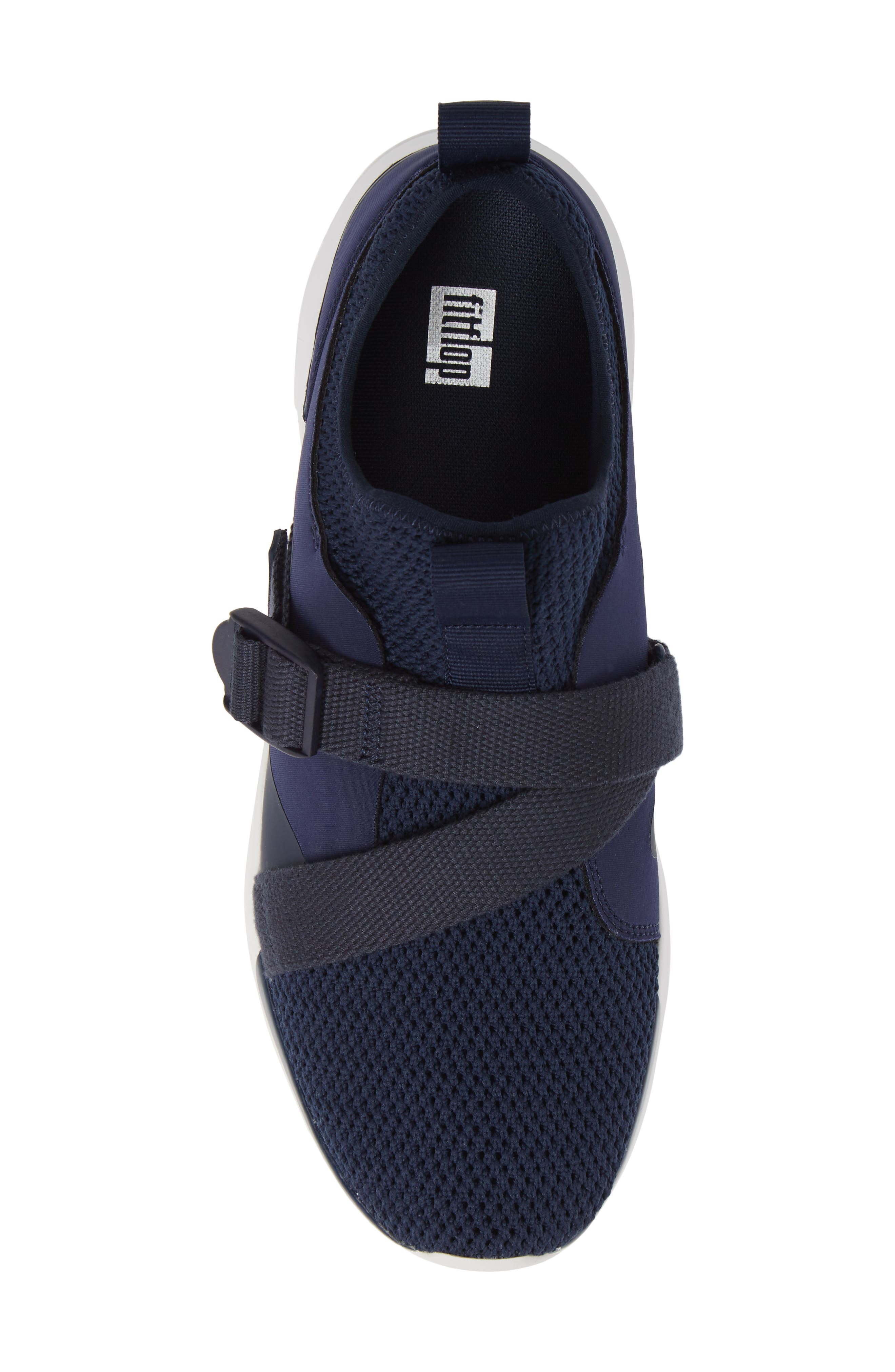 FlexKnit Strap Sneaker, Alternate, color, MIDNIGHT NAVY TEXTILE