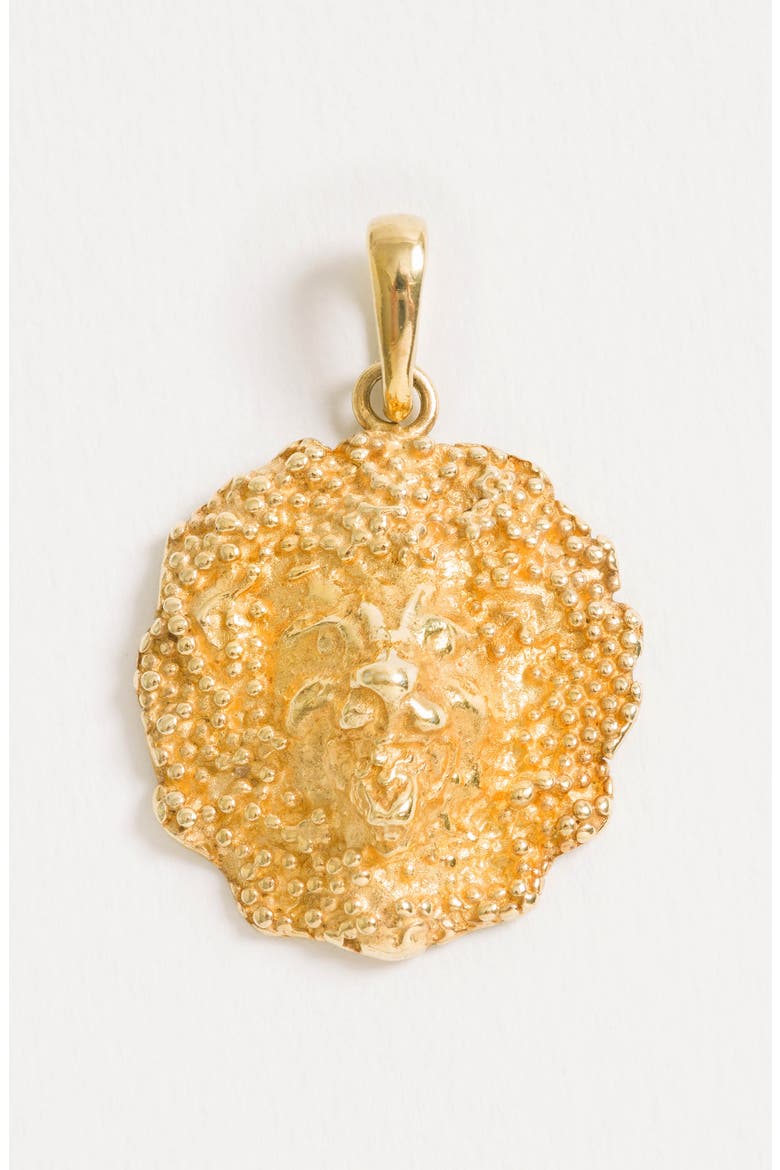 Lion Pendant, Alternate, color, Gold
