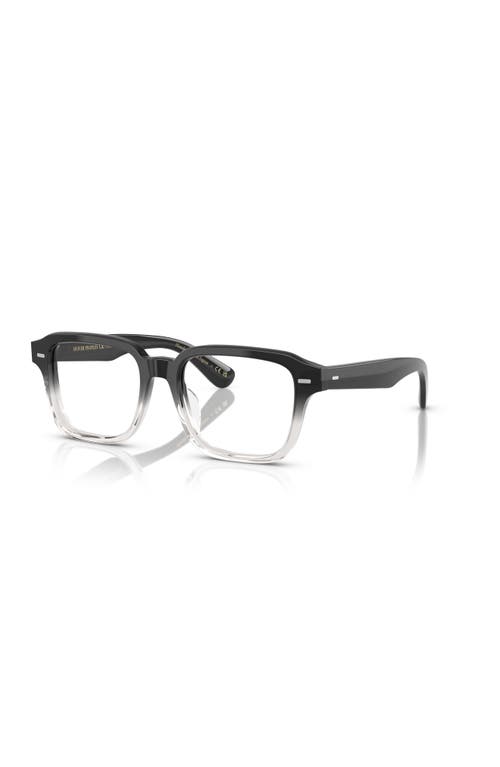 Oliver Peoples 51mm Rectangle Optical Glasses In Black