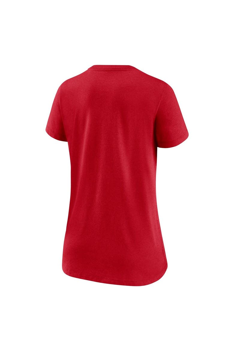 Women's Boston Red Sox Red Nike K-Bye Tri-Blend V-Neck T-Shirt, Alternate, color, Red