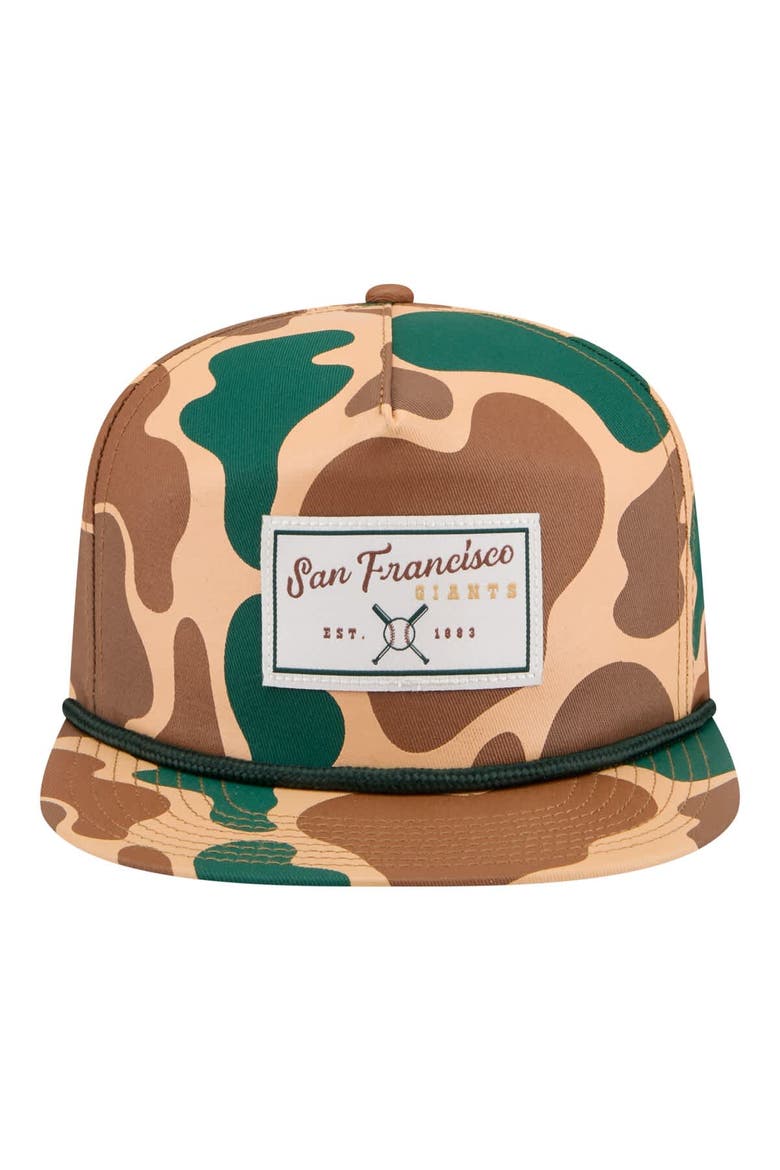 Men's New Era  Camo San Francisco Giants Duck 19TWENTY Adjustable Hat, Alternate, color, Camo