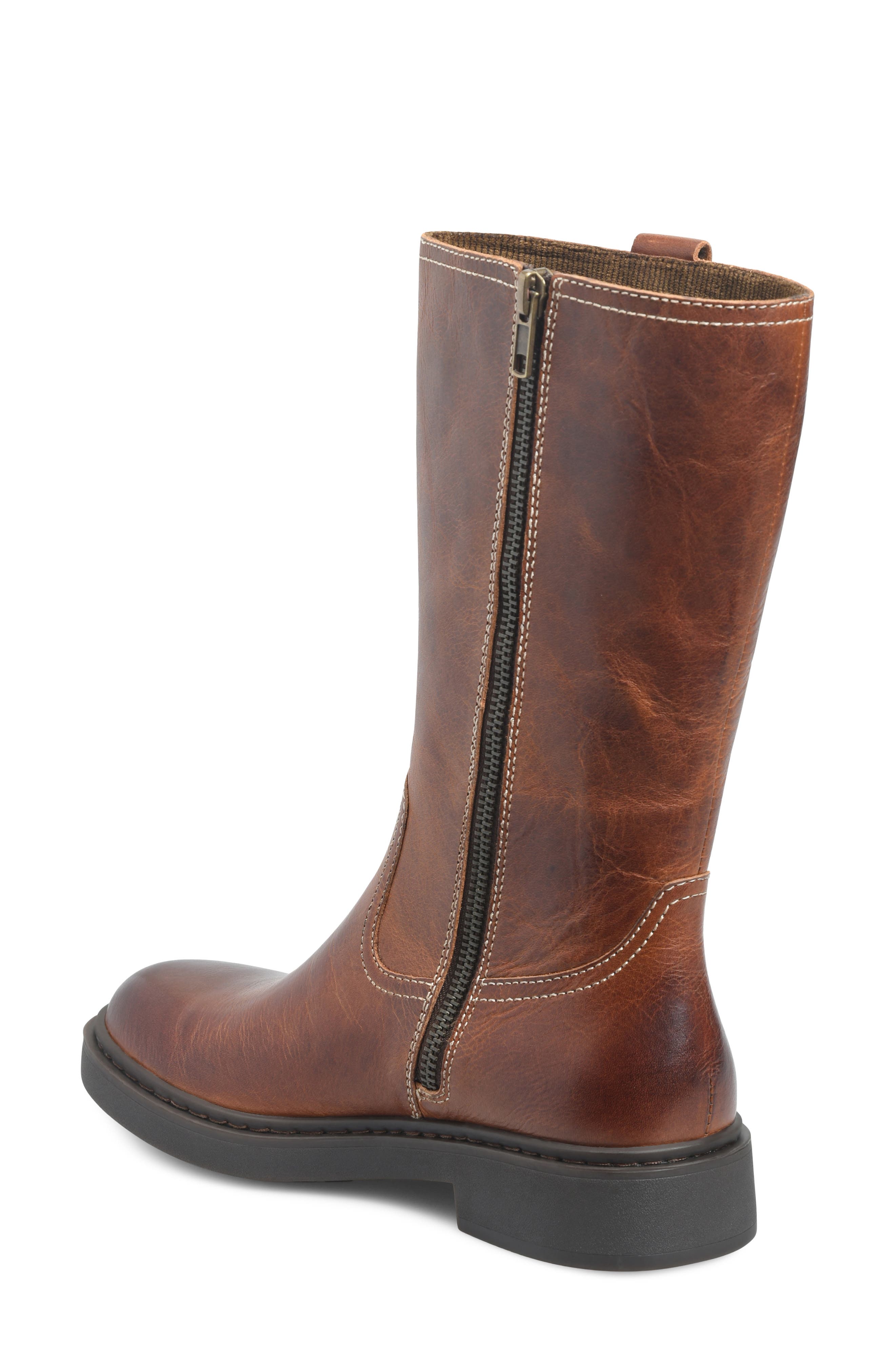 Bradey Leather Boot, Alternate, color, TAN LEATHER