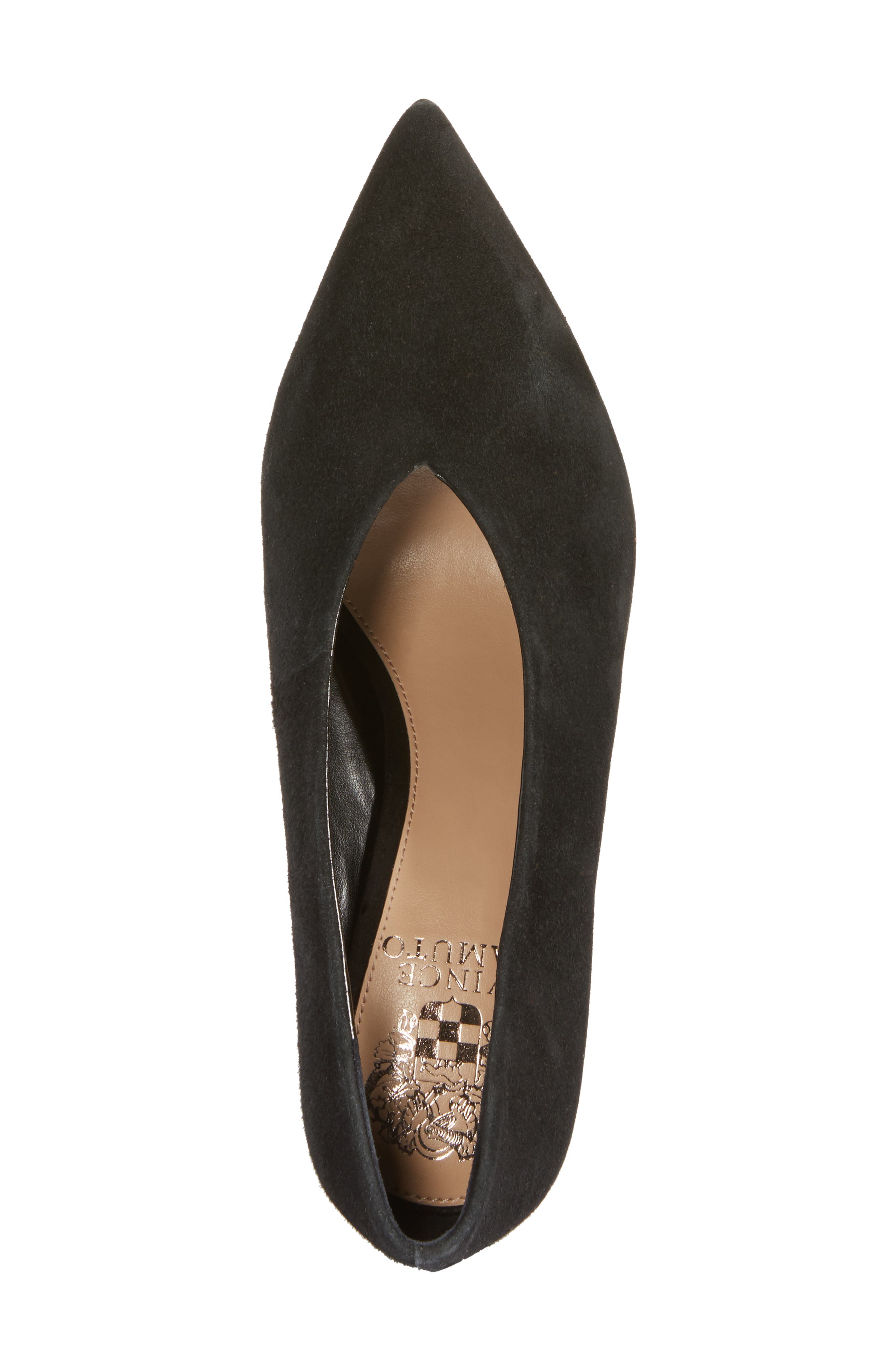 Ankia Suede Pump (Nordstrom Exclusive), Alternate, color, BLACK SUEDE