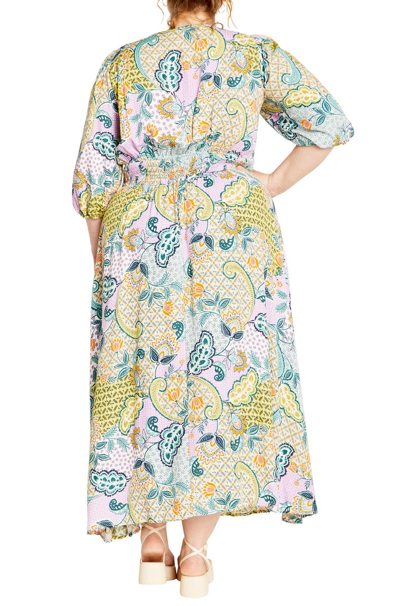 City Chic Daydream Floral Maxi Dress, Alternate, color,
