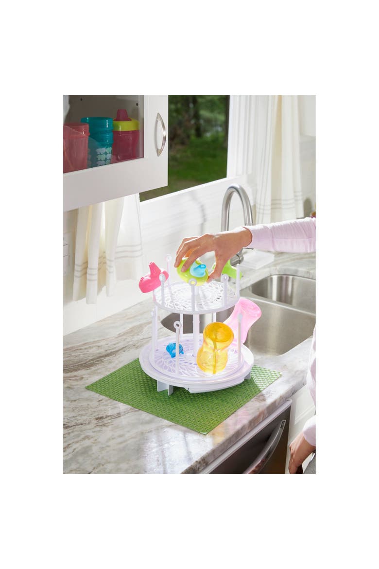 The First Years Spinning Drying Rack, Alternate, color, Multicolored