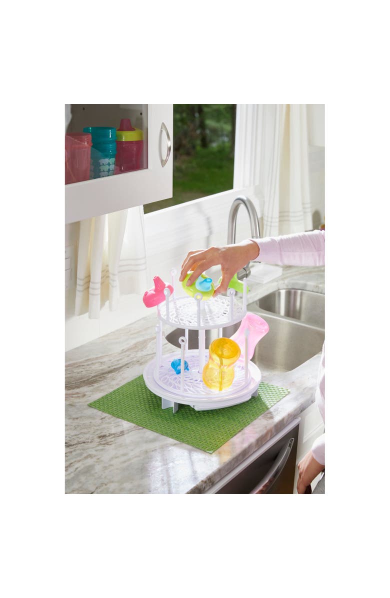 TOMY International The First Years Spinning Drying Rack, Alternate, color, Multicolored