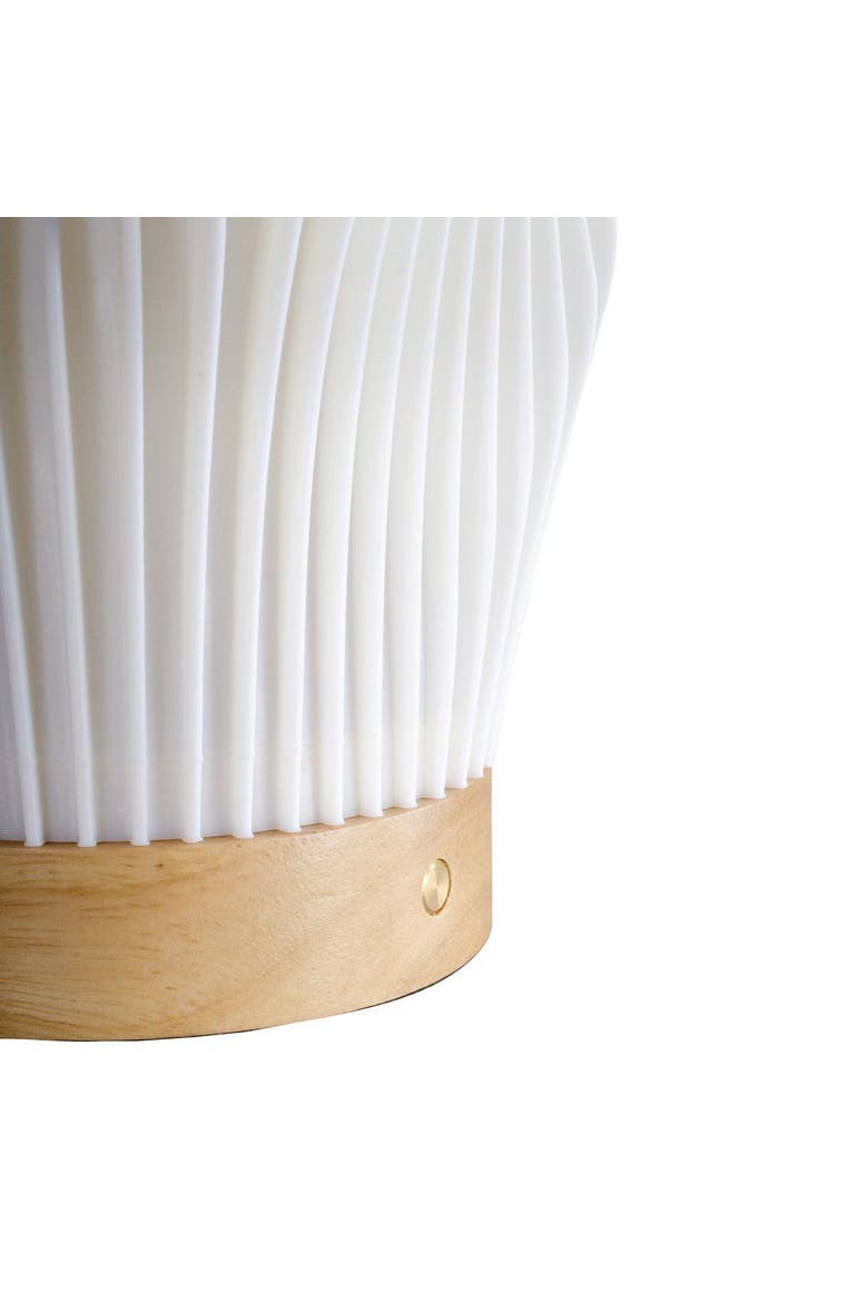 Spiral Swirl Cordless Lamp, Alternate, color, White