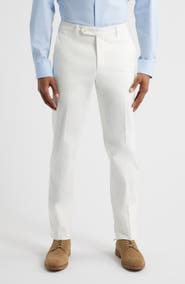 Zanella Parker Flat Front Stretch Cotton Pants