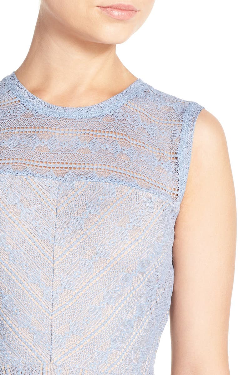 BCBGMAXAZRIA 'Cassandra' Lace Fit & Flare Dress, Alternate, color, 