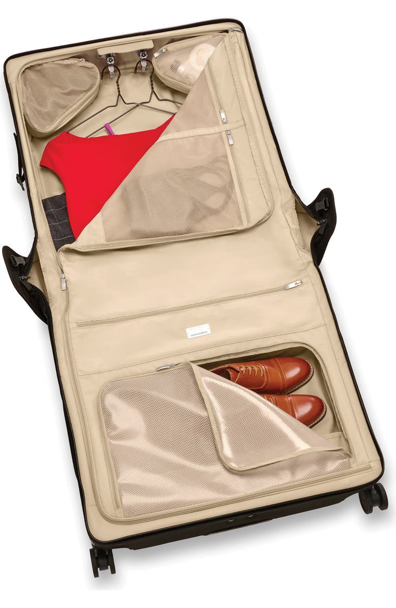 Briggs & Riley Baseline Deluxe Wardrobe Spinner Suitcase, Alternate, color, Black