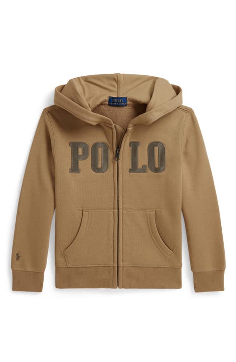 Kids' Logo Full Zip Fleece Hoodie