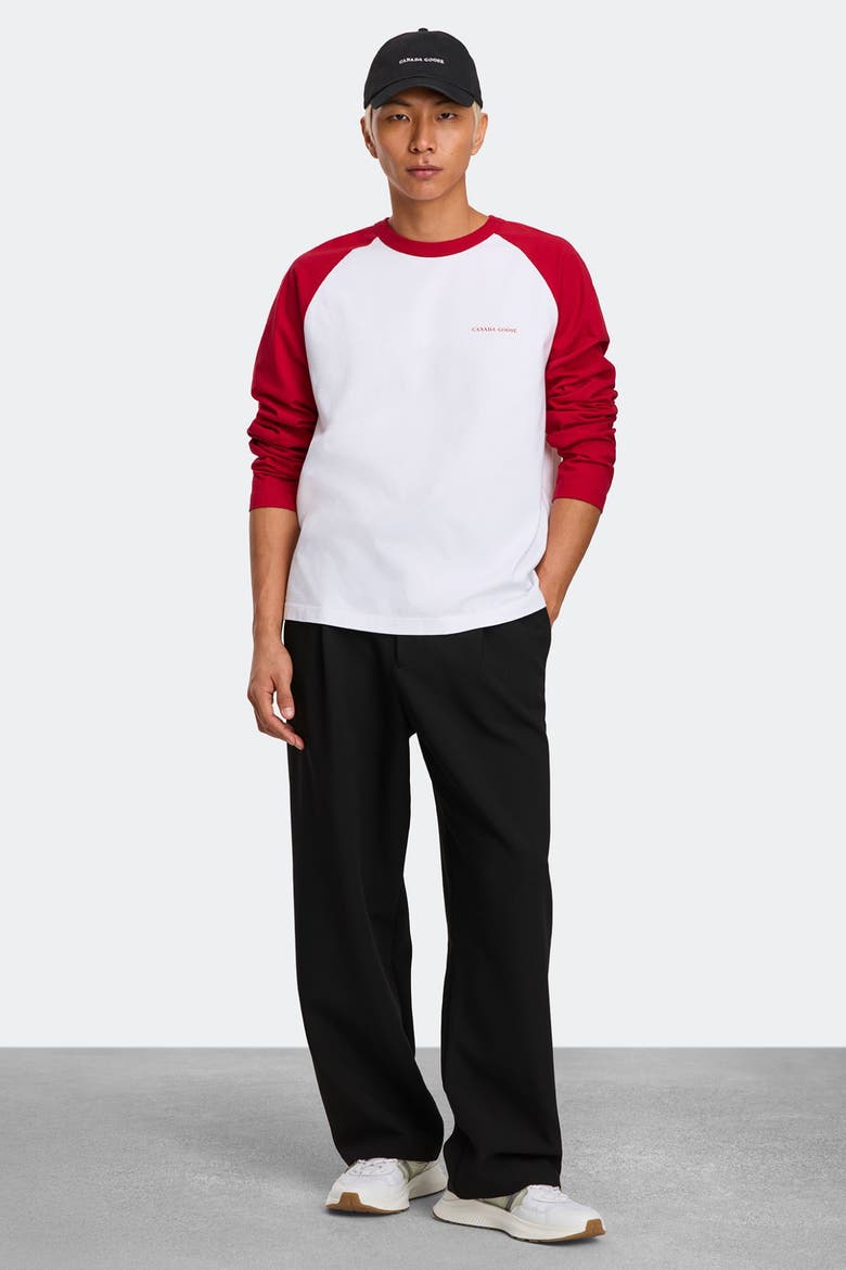 Eon Long Sleeve T-Shirt, Main, color, Carmine Red