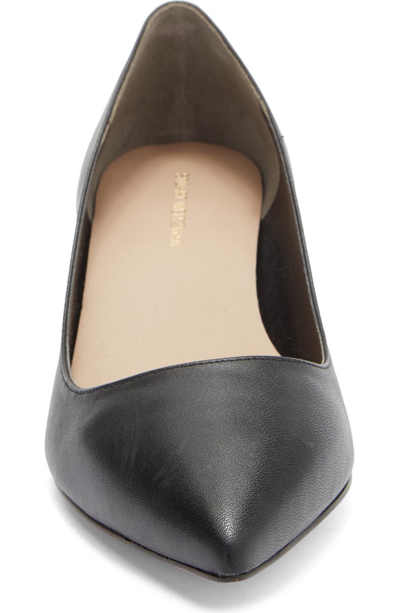 Stuart Weitzman Dancer Kitten Heel Pump, Alternate, color, Black