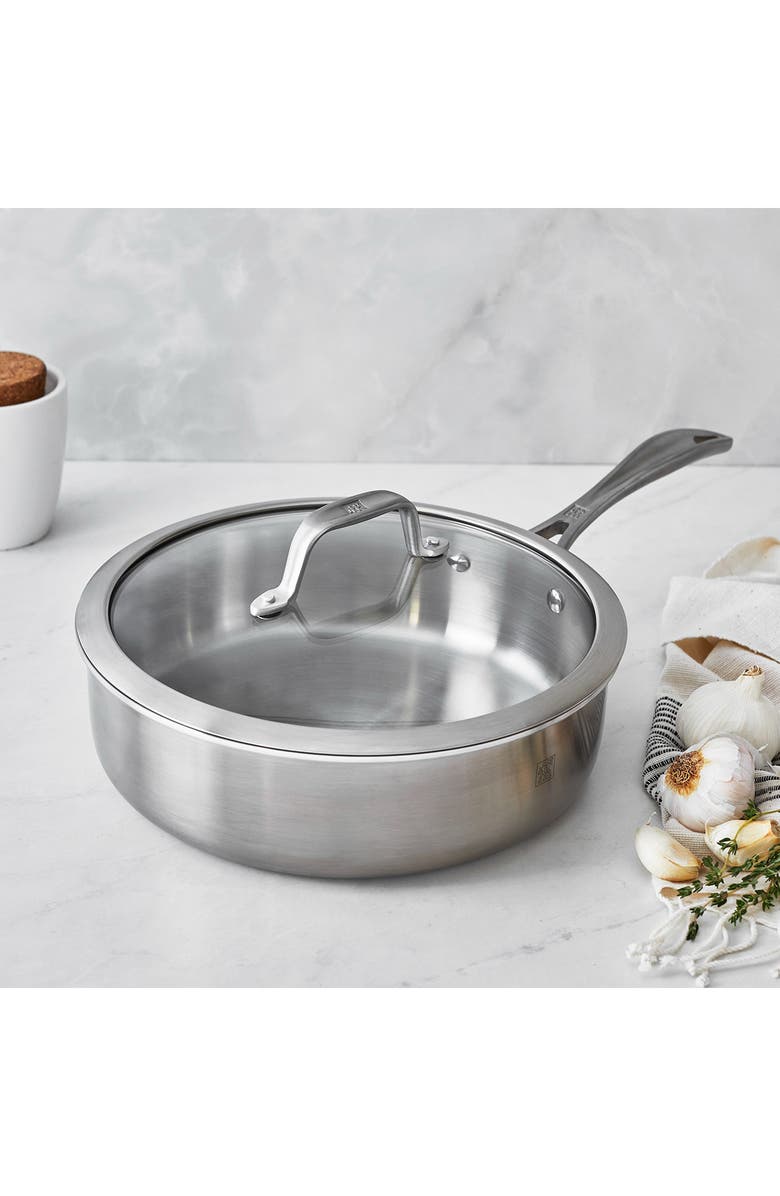 ZWILLING Spirit Polished 3 Qt. Saute Pan, Alternate, color, Stainless Steel
