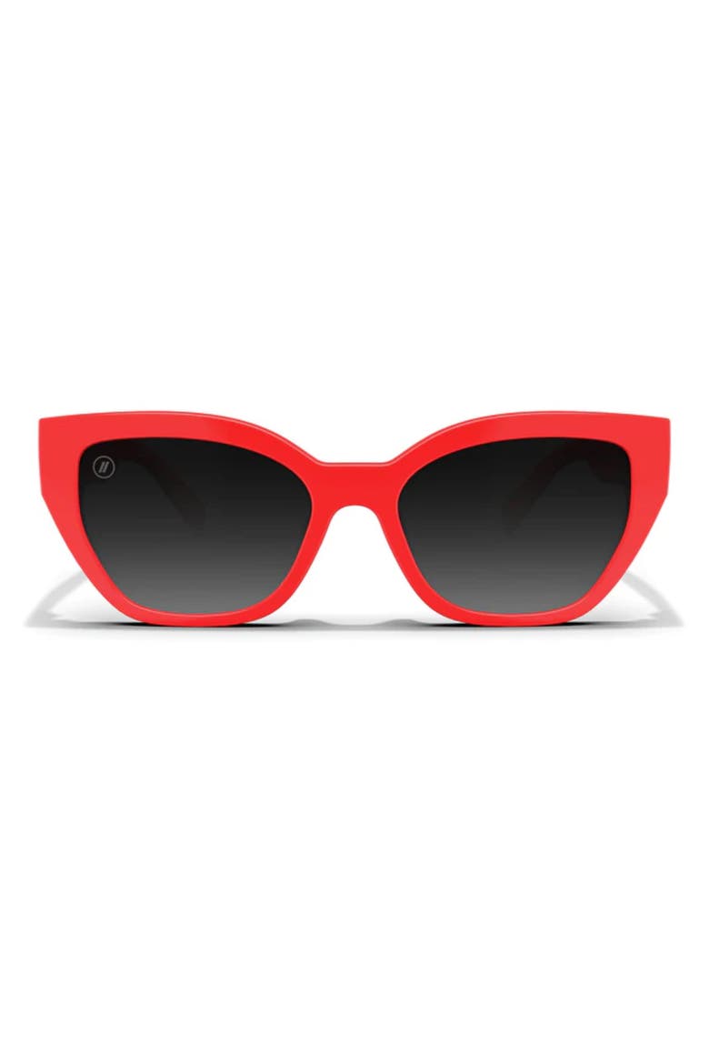 Jade 53mm Polarized Cat Eye Sunglasses, Main, color, RETRO RED