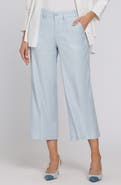 NYDJ Linen Blend Crop Wide Leg Pants