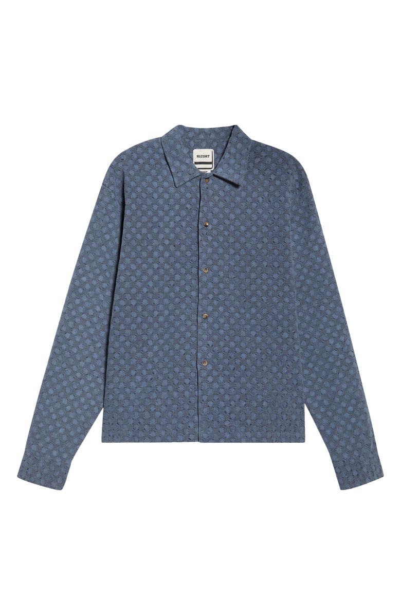 RIZORT Nate Woven Shirt Jacket, Alternate, color, Navy