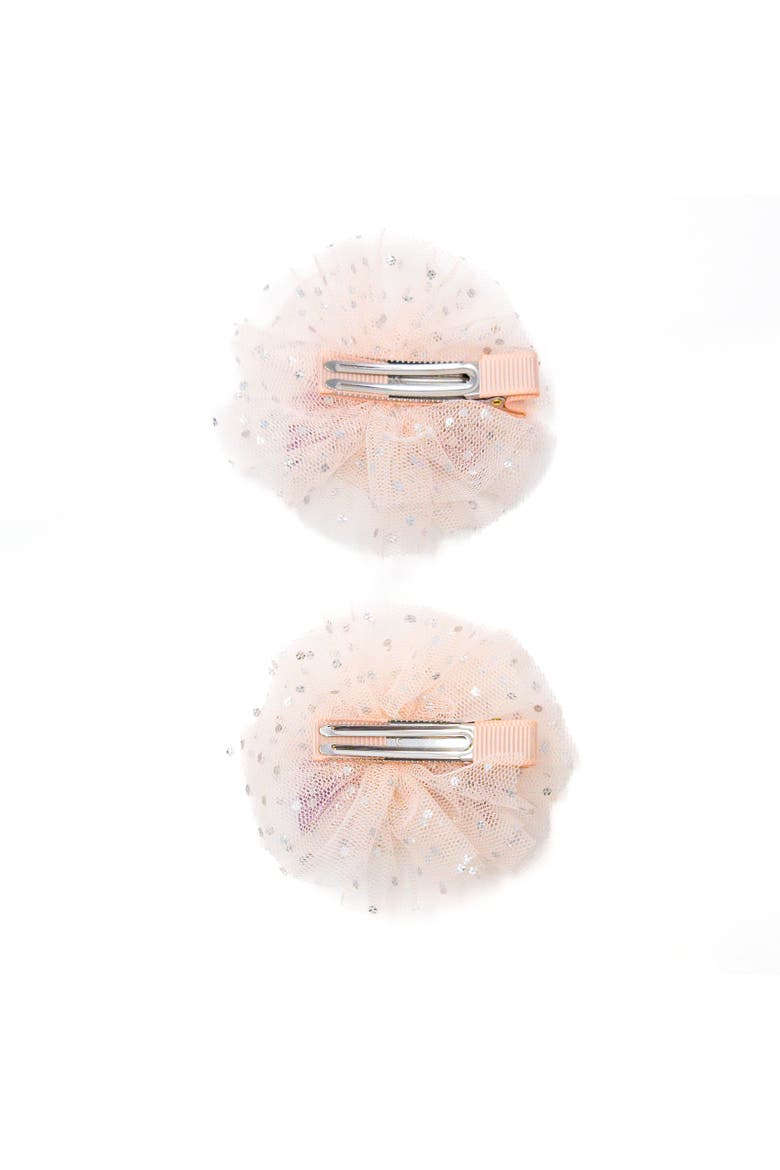 2pc Angel Sparkle Wings Clip Set, Alternate, color, Ivory Pink