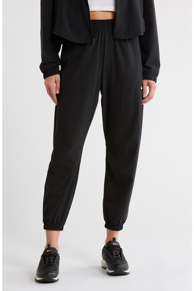 One Repel High Waist Woven Pants, Main, color, BLACK/ WHITE