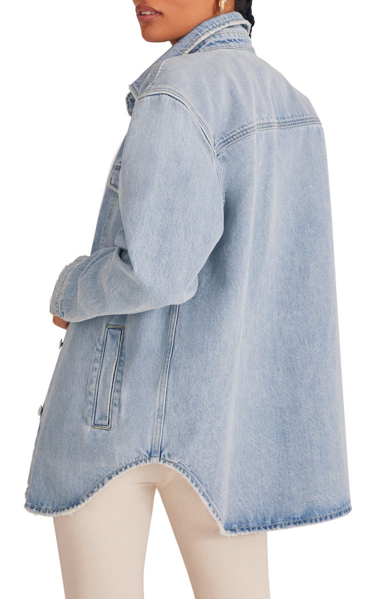 Favorite Daughter The David Cotton Denim Shacket, Alternate, color,