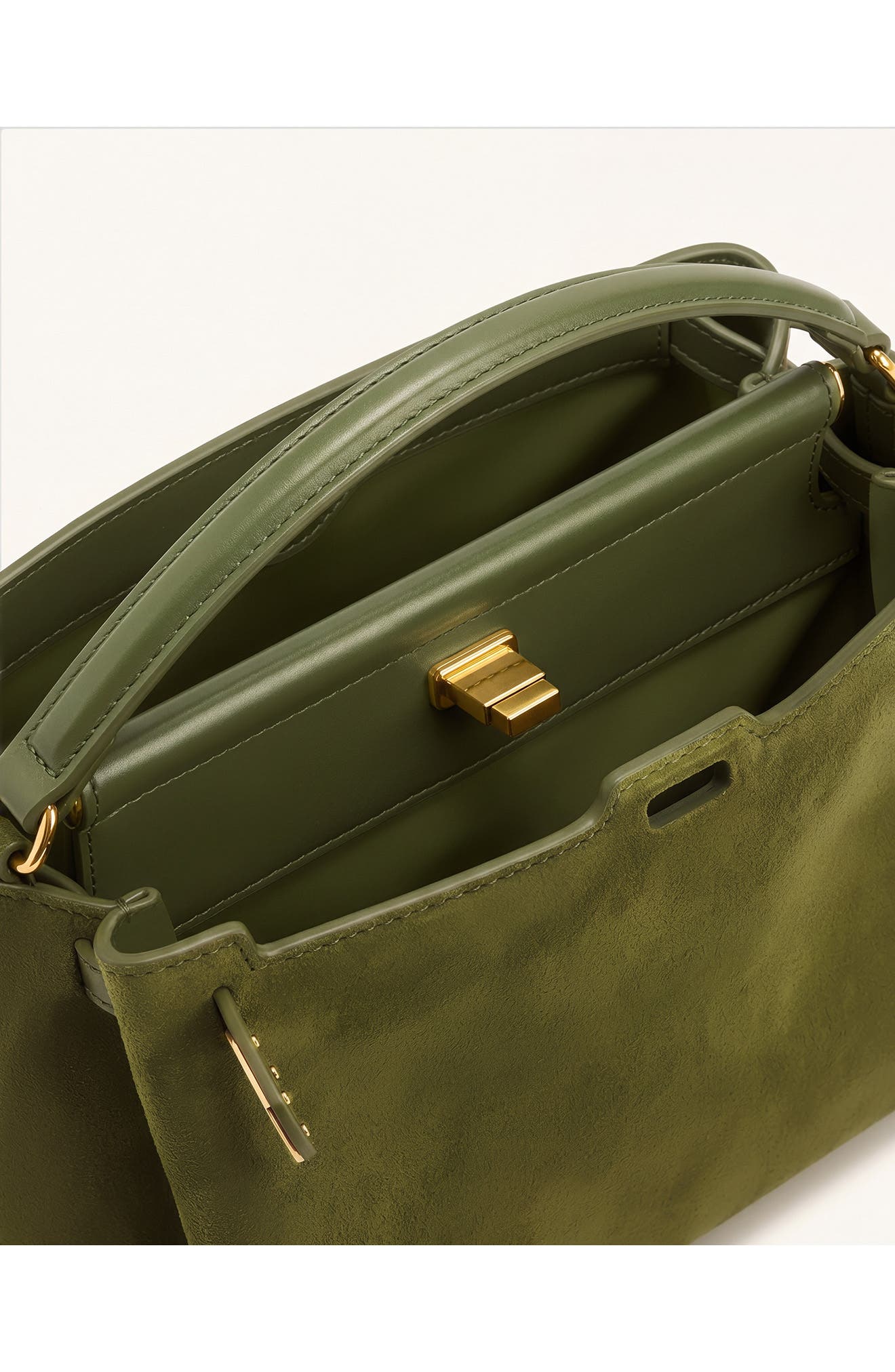 Carmen Top Handle Bag, Alternate, color, OLIVE GREEN
