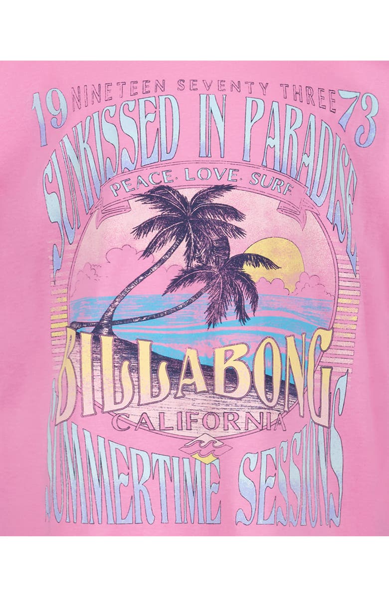 Billabong Kids' Oversize Sunset Graphic Tank, Alternate, color, Cyclamen