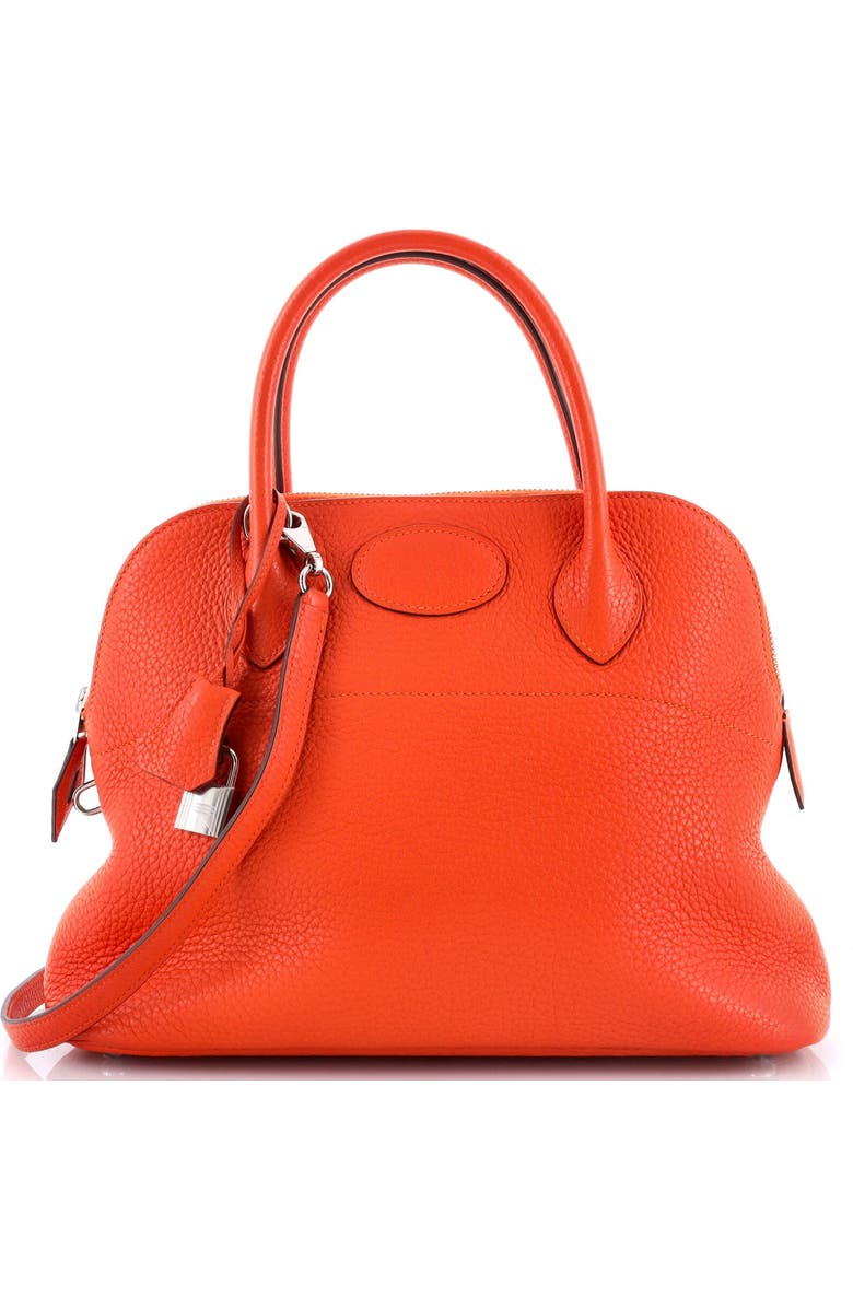 Pre-Owned Hermes Bolide Bag Clemence 31, Main, color, Feu