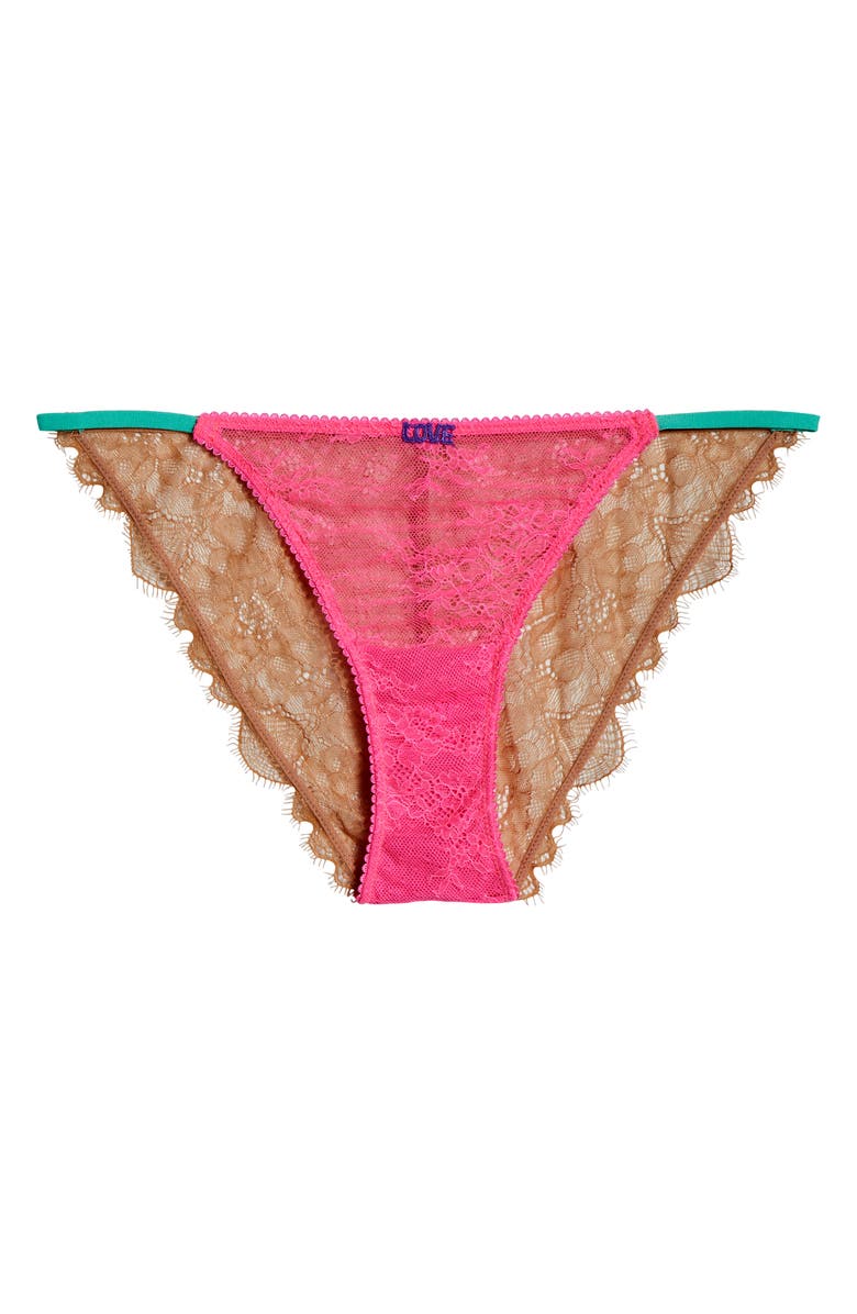 Love Stories Wild Lace Bikini Briefs, Alternate, color, 
