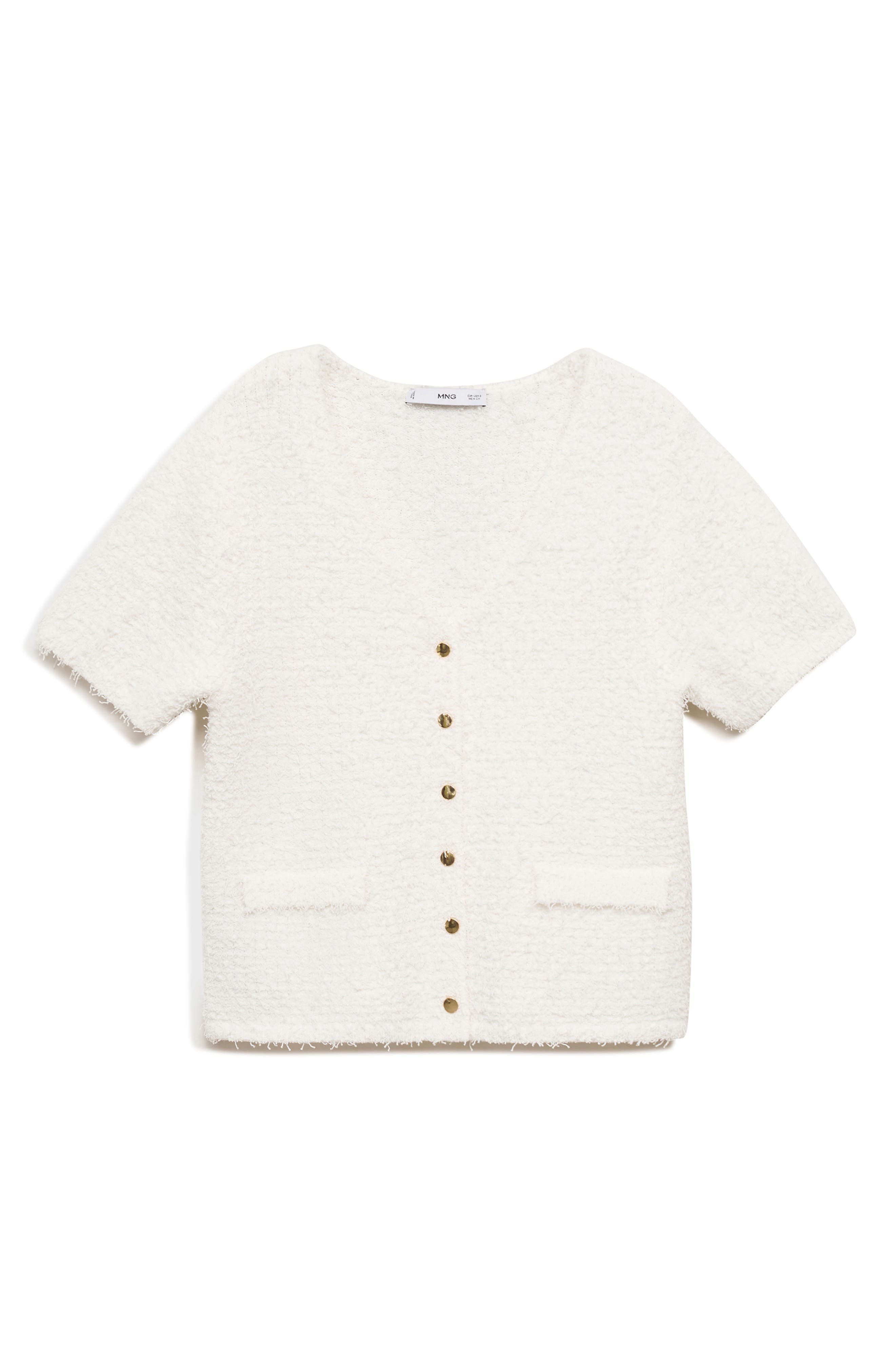Boucle Cardigan Sweater - image 2
