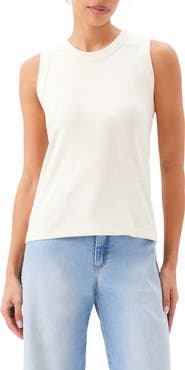 Karen Kane Crewneck Rib Tank