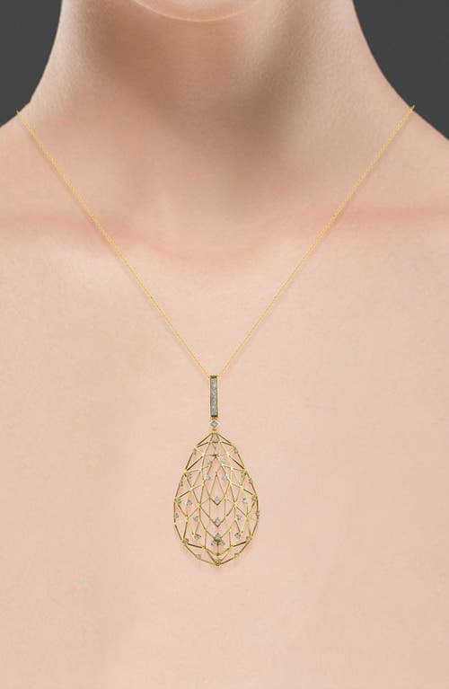 Hueb Estelar Diamond Pendant Necklace In Yellow Gold