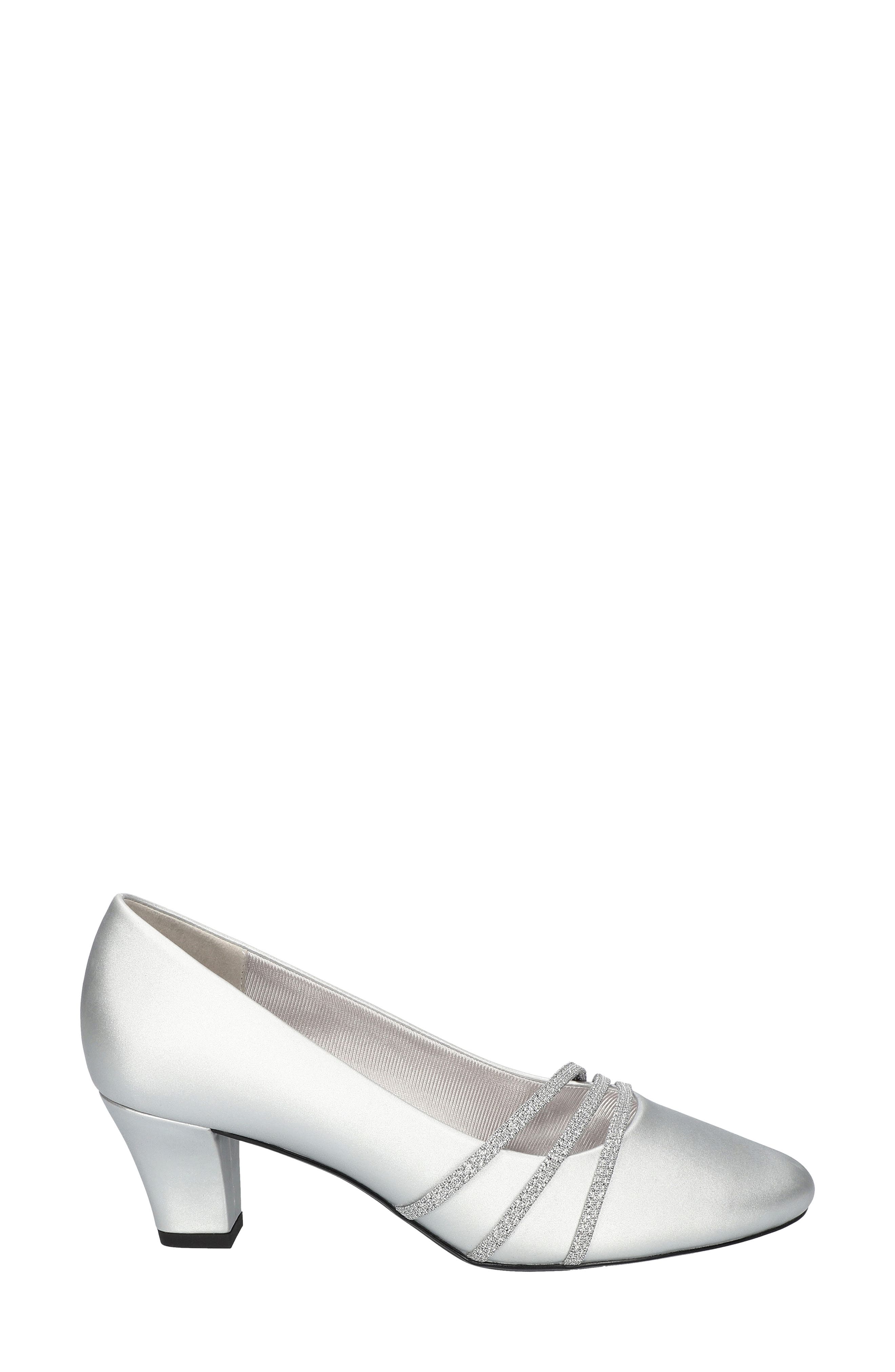Cristiny Pump, Alternate, color, SILVER SATIN