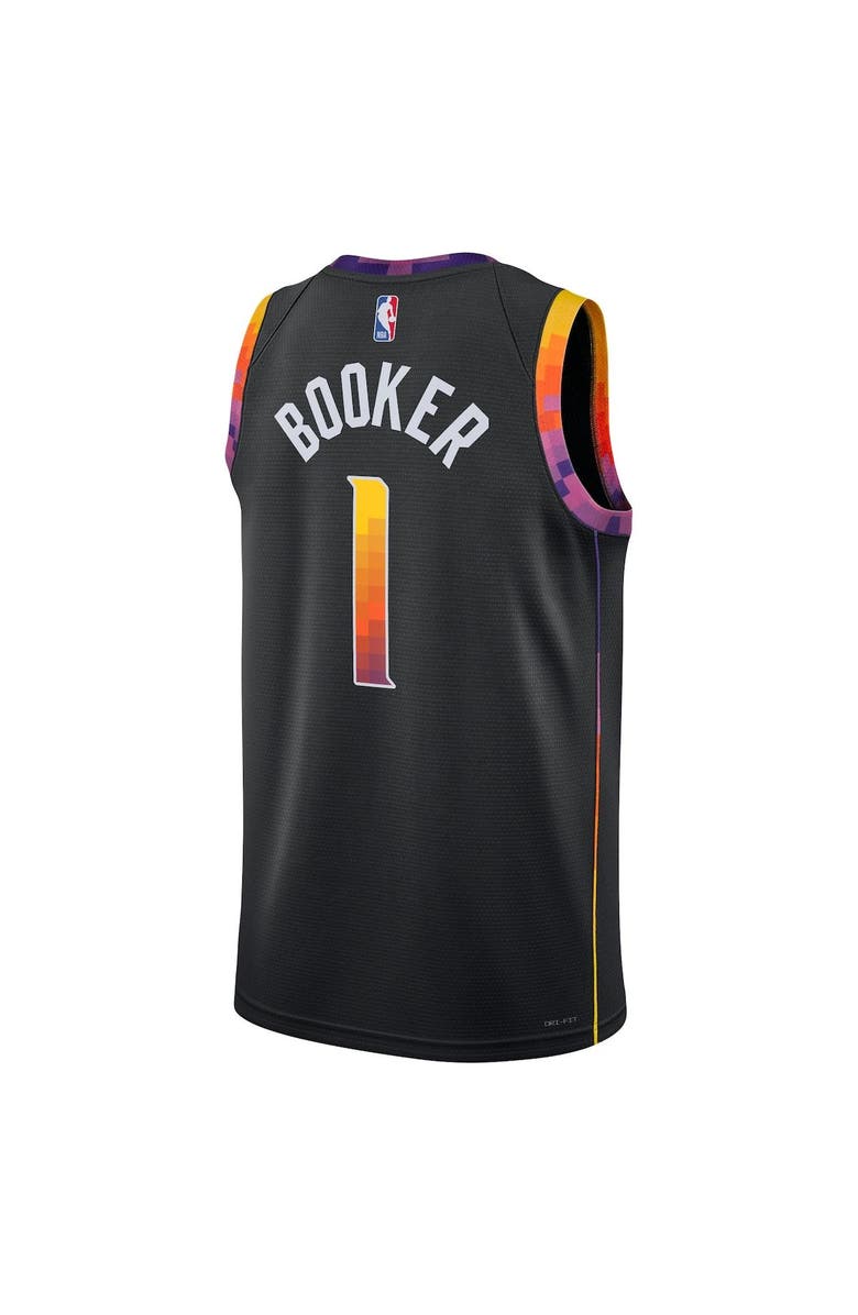 Jordan Brand Unisex Jordan Brand Devin Booker Black Phoenix Suns Swingman Jersey - Statement Edition, Alternate, color, Black