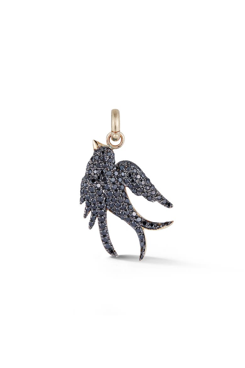 Birdie Charm with Black Diamonds, Main, color, Black Diamond