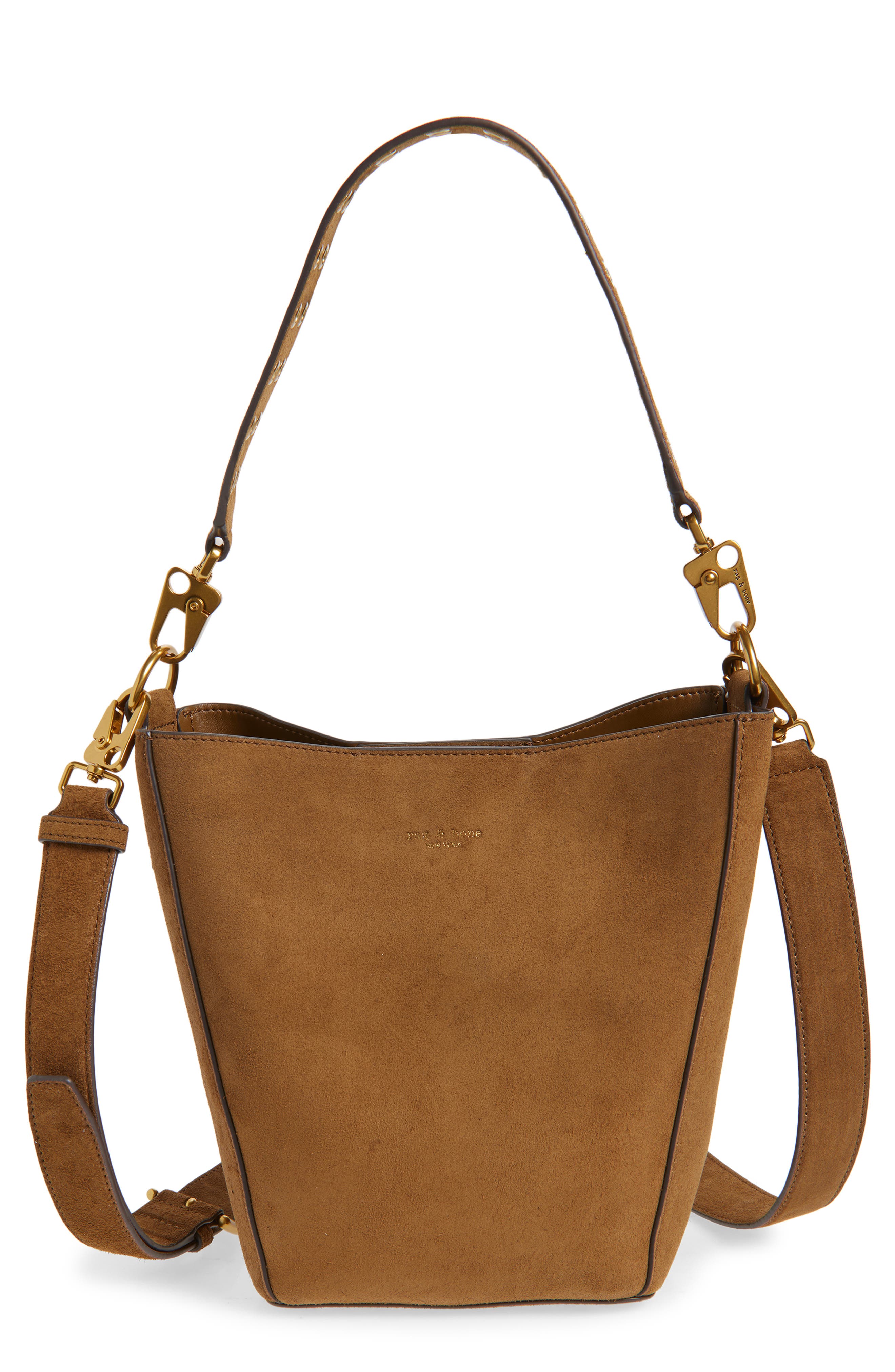 rag & bone Parker Bucket Tote, Main, color, Brown