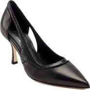 Elizée Elle Pump Leather Pointed-Toe Heel