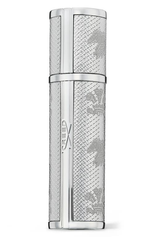 Creed Refillable Travel Perfume Atomizer In Silver