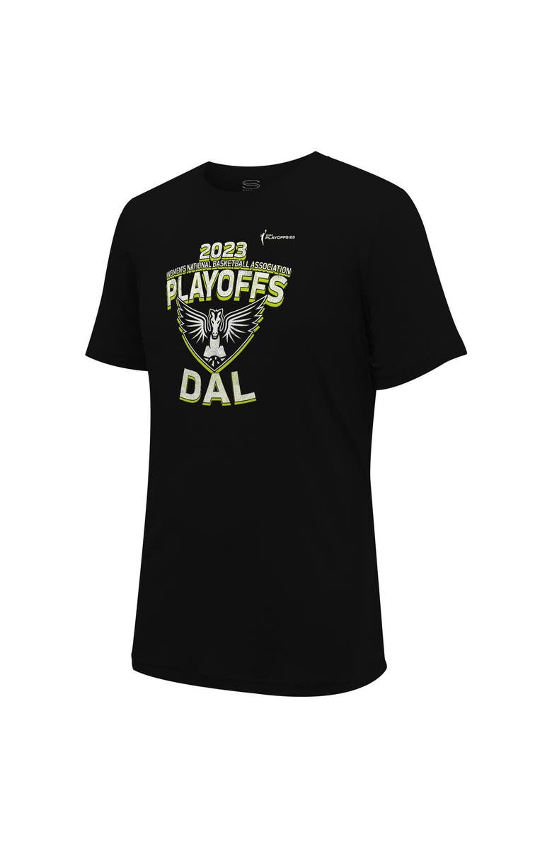 Stadium Essentials Unisex Stadium Essentials Black Dallas Wings 2023 WNBA Playoffs Dust T-Shirt, Alternate, color, Black