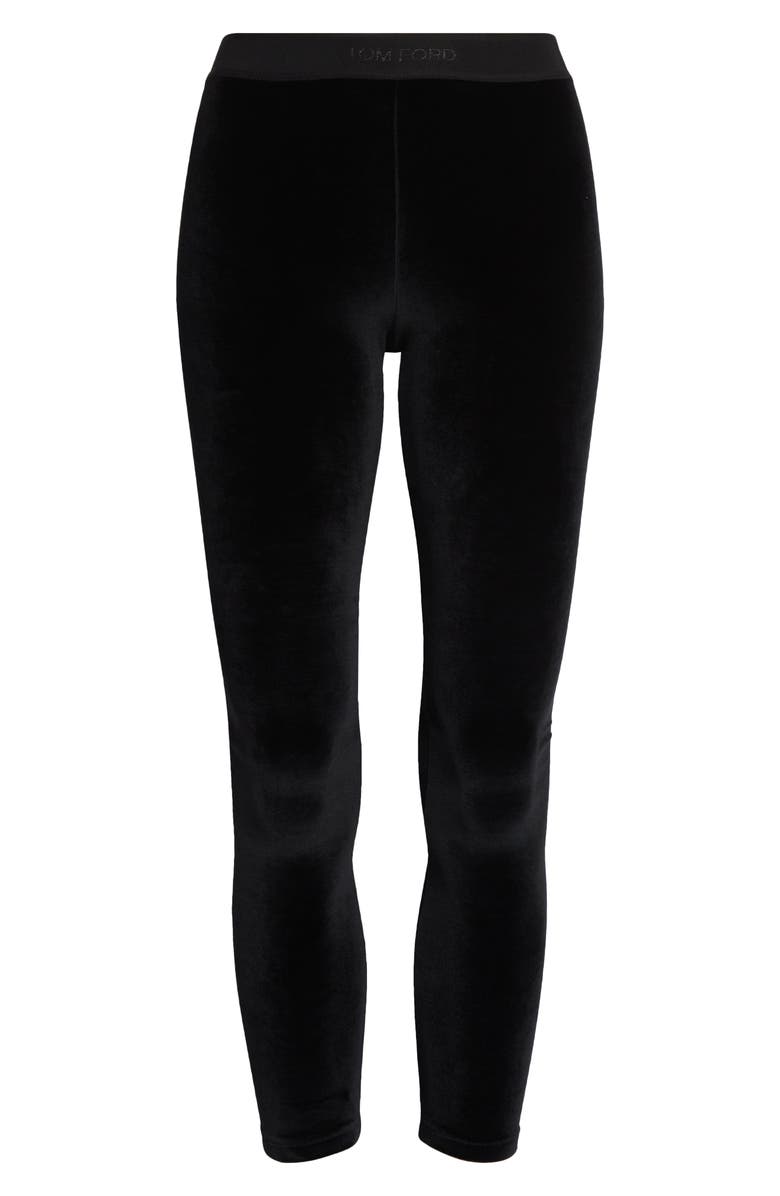 TOM FORD Signature Stretch Leggings, Alternate, color, Black