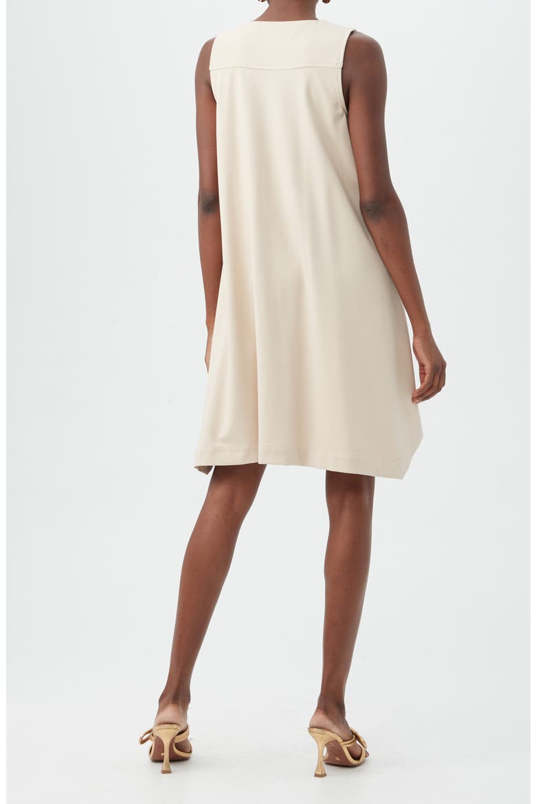 Eloise A-Line Dress, Alternate, color, SAHARA STONE