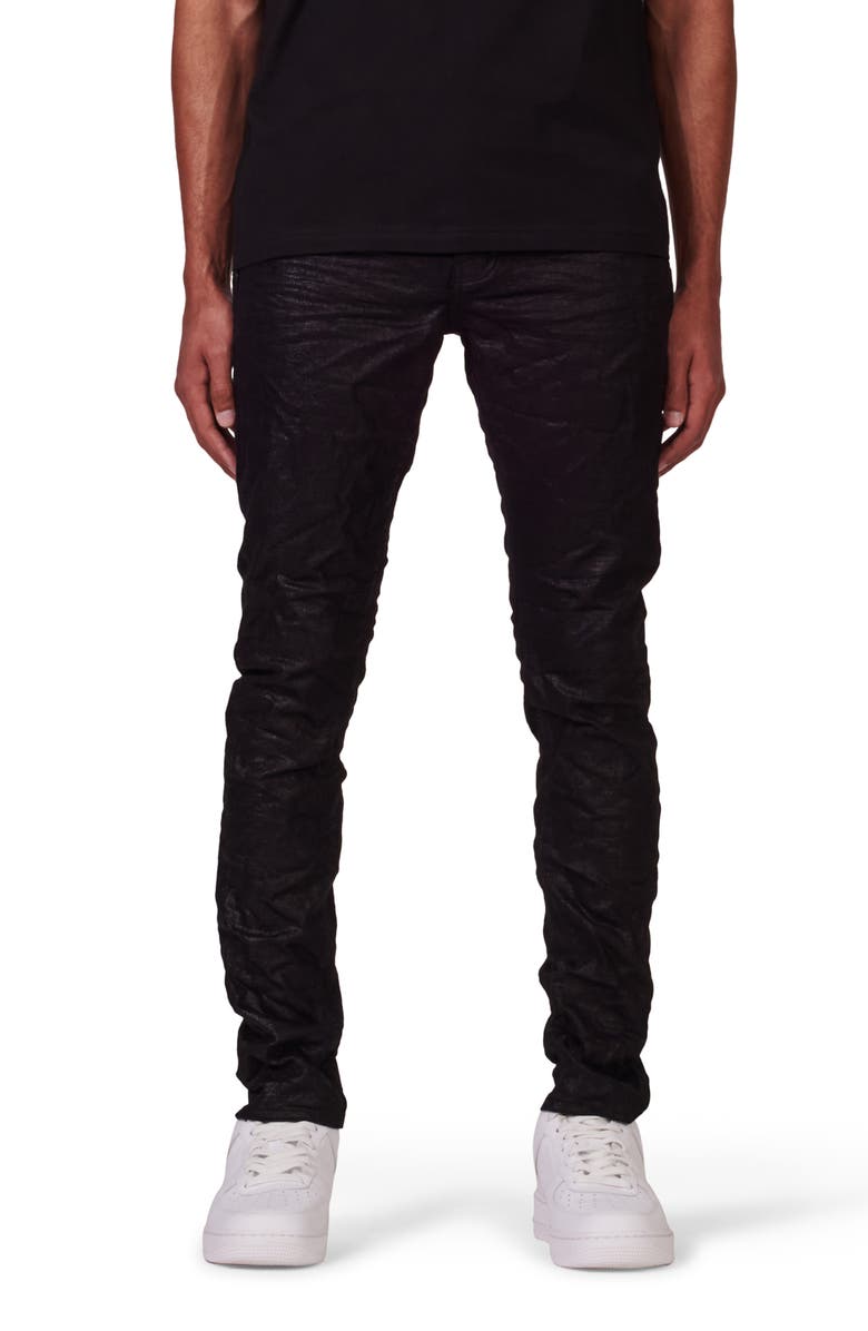 PURPLE BRAND Snake Print Straight Leg Jeans, Main, color, 